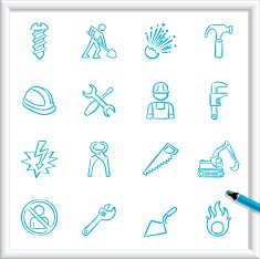 Sketch Icons - Construction