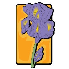Iris Clip Art N5