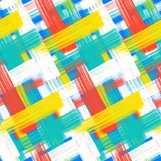 Vector seamless bold plaid pattern N12