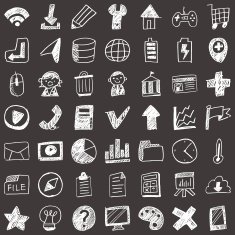 doodle web background N5