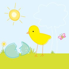 Hatched Chick Scene