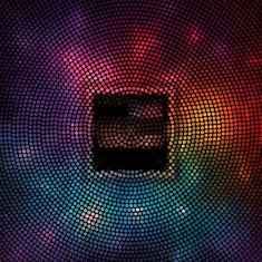 abstract colorful polka dots technology pattern background