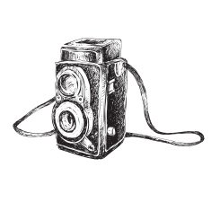 Retro Camera Doodle N2