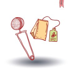 Tea icon Hand drawn vector illustration N9