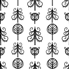 Seamless pattern with Christmas trees N8