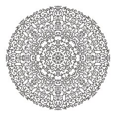Mandala ornament N2