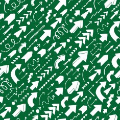 Seamless background of hand drawn arrows N17