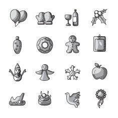 Christmas Drawing Icons