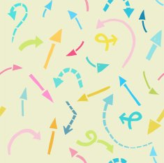 Arrows seamless background