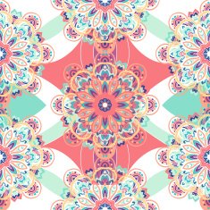 Tribal ethnic seamless pattern abstract background ornament N4