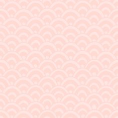Pink waves doodle pattern
