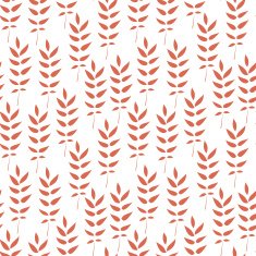 vector seamless pattern with leaves N19