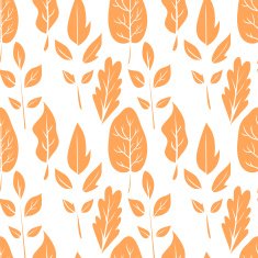 vector seamless pattern with leaves N22
