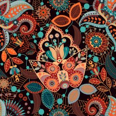 Vector seamless ethnic pattern N8