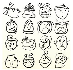 Cartoon Facial Expressions N7