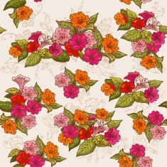 Vintage Floral Seamless Background