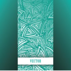 Male design template with abstract triangles