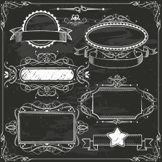 Chalkboard Handdrawn Design Elements