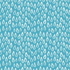 Seamless pattern of raindrops