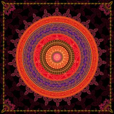 Colorful Circle With Frame N3