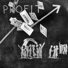 Profit Concept Black And White