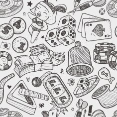seamless Casino pattern N5