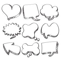 Speech and Conversation Bubbles Collection