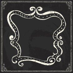 Doodle frame Chalkboard N7