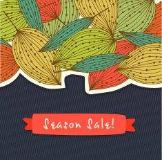 Floral season sale banner