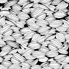 Seamless abstract hand-drawn pattern waves background N32