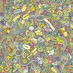 internet social media seamless pattern