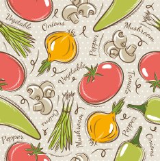 Background with tomato onions pepper N2