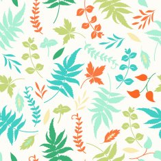 Seamless pattern with leaves N22
