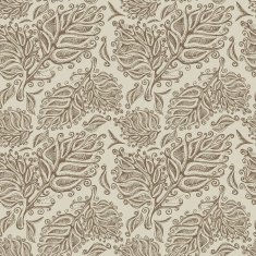 Doodle ink seamless leaf pattern