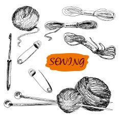 Sewing Set of illustrations N3
