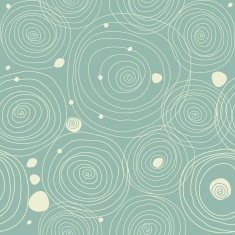 abstract bubbles doodle pattern
