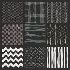 Abstract Hand Drawn Seamless Background Patterns N11