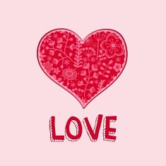 Floral heart N18