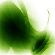 abstract green wave transparency shape background