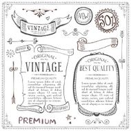 vintage frames and design elements N15