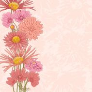 Floral background with place for text N10