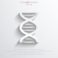 Vector DNA web icon N8