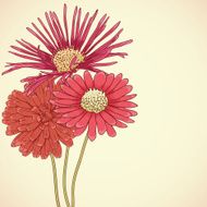 Floral background with place for text N11