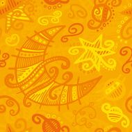 Doodle seamless background N4