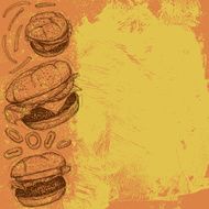 Hamburger background