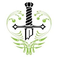 vintage broken sword vector