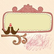 Romantic Birds Frame
