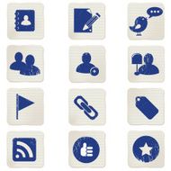 Social media doodle icons N3