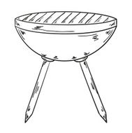 sketch of the grill