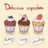 collection muffin with berries N2